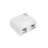 QuickPort Surface Mount Housing, 2-Port, White By Leviton 41089-2WP