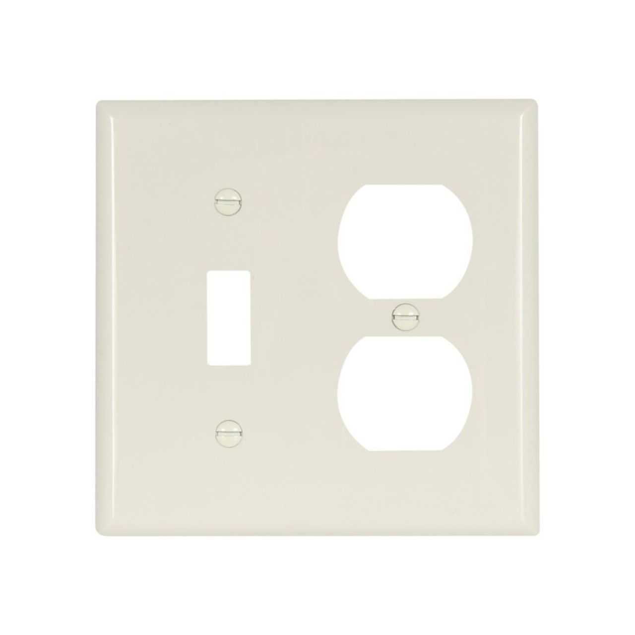 Wallplate 2G Toggle/Duplex Nylon Std LA By Eaton Arrow Hart 5138LA ...
