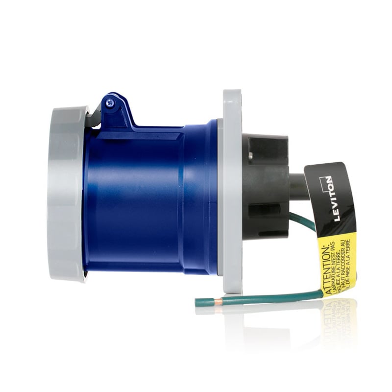 100A Pin & Sleeve Receptacle, Blue