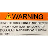 Custom ANSI Label, Main Distribution... By PV Labels 051H