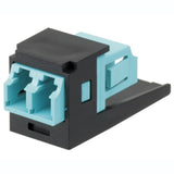 Mini-Com® Aqua LC Duplex, Black Module By Panduit CMDSAQLCZBL