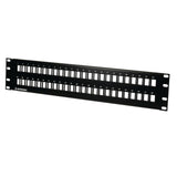 TechChoice Flush Mount Flat Patch Panel Kit, 48-Port, Unloaded By Ortronics SPKFU48