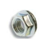 Flanged Hex Nut, 3/8-16, Zinc Plated Steel By Dottie HNF38