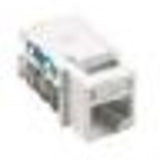 Snap-In Connector, CAT5E, White By Lutron CON-1P-C5E-WH