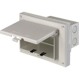 Recessed Box With Weatherproof In-Use Cover, 1-Gang, Horizontal By Arlington DBHR171W