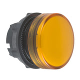 Pilot Light Head, Harmony XB5, Plastic, Orange, 22mm, Universal LED, Plain Lens By Square D ZB5AV053