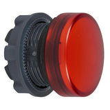 Pilot Light Head, Harmony XB5, Plastic, Red, 22mm, Universal LED, Plain Lens By Square D ZB5AV043