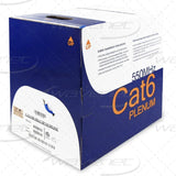 Cat6 Plenum (CMP) No Spline Blue Reelex Ll Pullbox 1,000' By Wavenet 6E04UPSPLSBL4NS