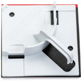 Cable Tie Mount, #8 (M4) Screw, White, 50pcs. By HellermannTyton 151-04681