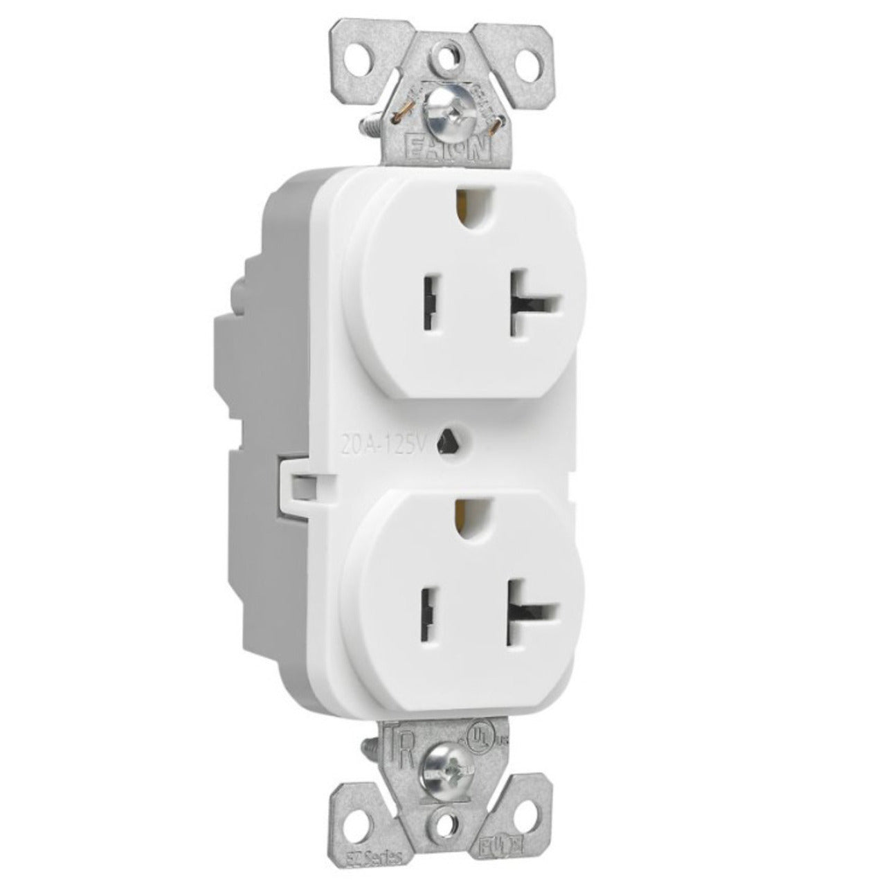 Receptacle Modular EZLink Modular Duplex Receptacle, 20 A By Eaton Arrow Hart EZTR5362W ...