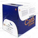 Cat6 Plenum (CMP) No Spline White Reelex Ll Pullbox 1,000' By Wavenet 6E04UPSPLSWH4NS