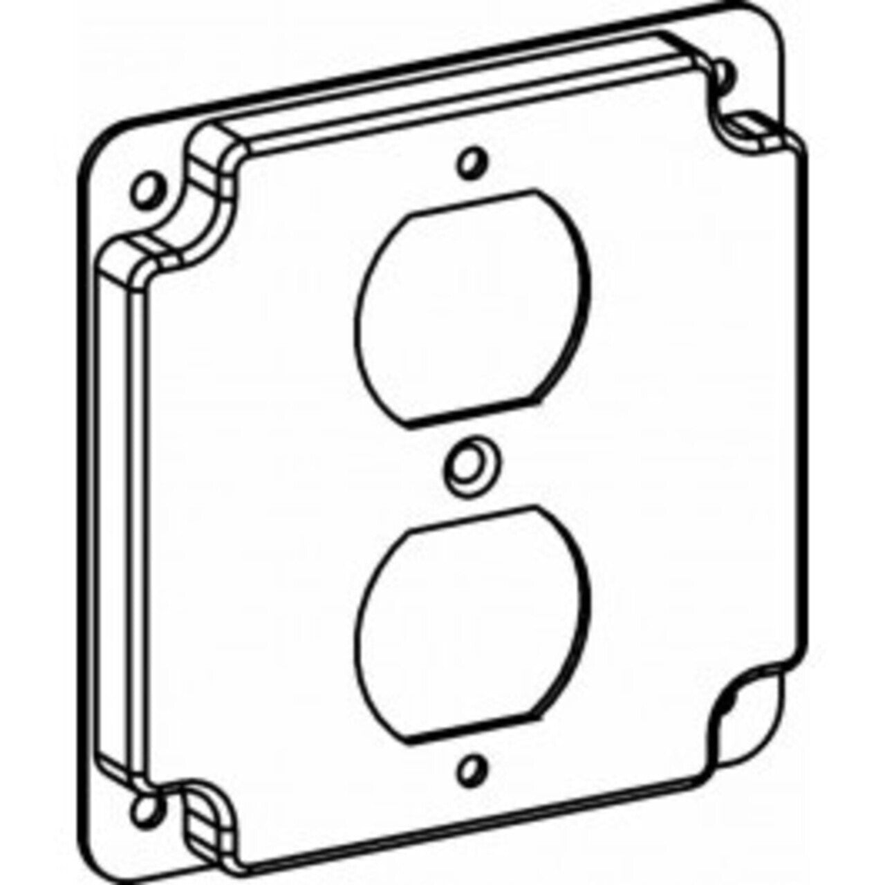 Orbit Rcp 75 ORB 4402 4IN SQ DPL RCP RAISED CVR By Orbit Industries 4402 ...