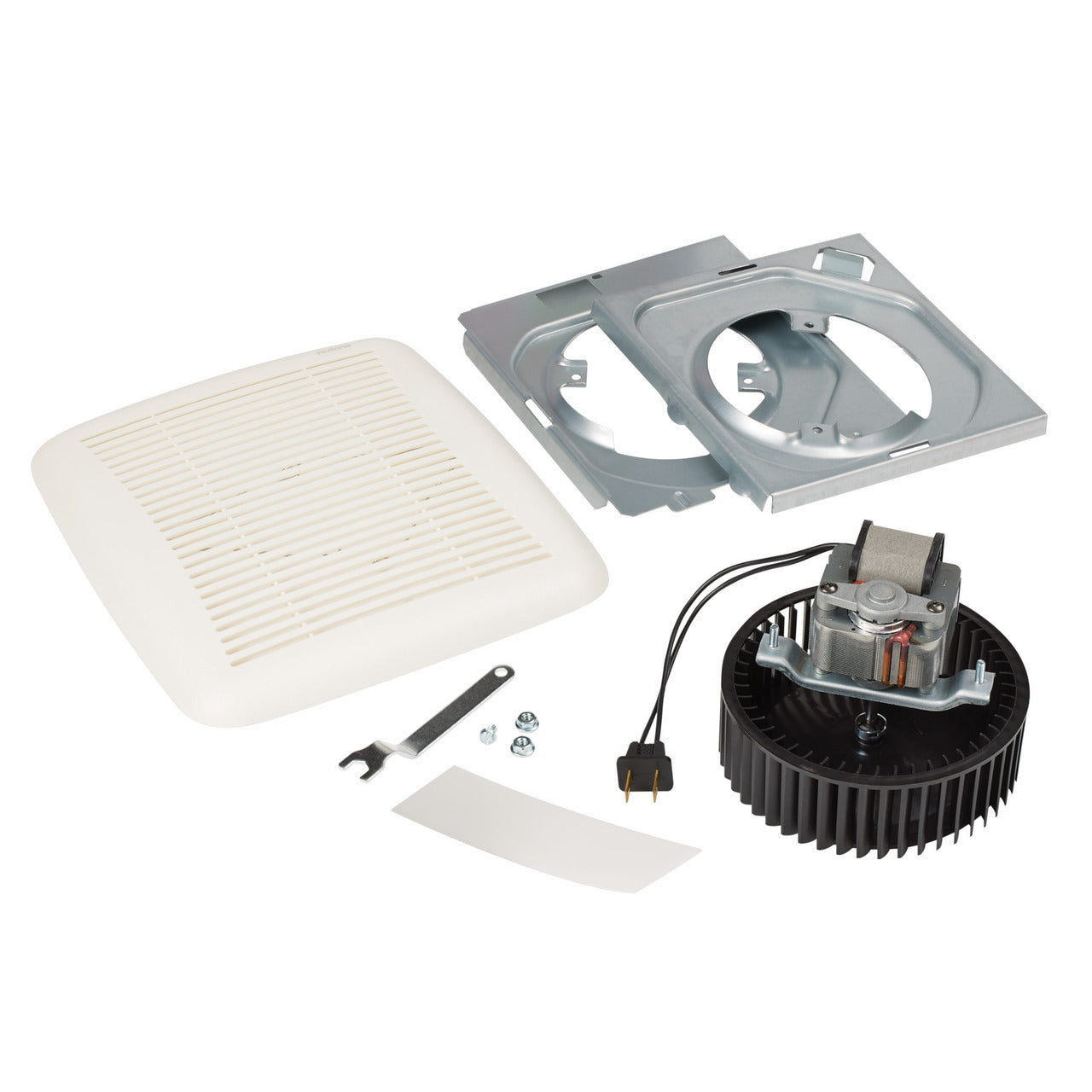 QuicKit™ Bath Fan Replacement Motor and Cover/Grille, 60 CFM