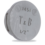 1 IN Non Metallic Knockout Plug, Thermoplastic, Use With Rigid/IMC By Thomas & Betts 1453