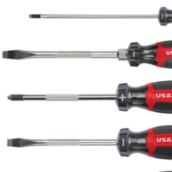 Milwaukee Cushion Grip Screwdriver 4pc Kit (USA) MT200-4 from