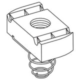 SPRING NUT, 3/8-IN.-16 THREAD, 3/8-IN. NUT By Eaton B-Line N528ZN