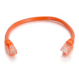 Patch Cord 4 Pair / 24 AWG CM CAT6 RJ45 Orange 5' By Quiktron 576-140-005