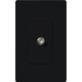 Cable TV Jack, Black By Lutron CA-CJ-BL