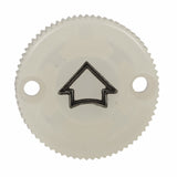 Selector Switch Operator Knob, White By Eaton 10250TEW