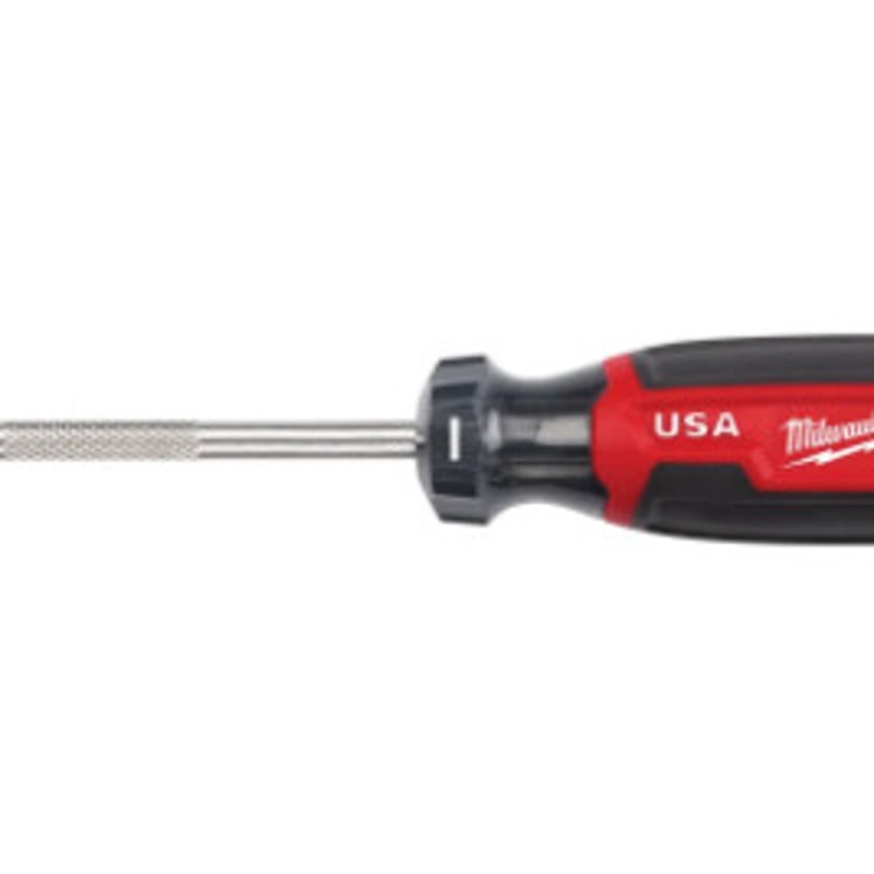 1/4" Slotted, 4" Cushion Grip Screwdriver