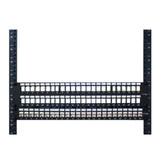 48-Port 2U Blank Patch Panel With Lacing Bar By Wavenet BPPWM-48