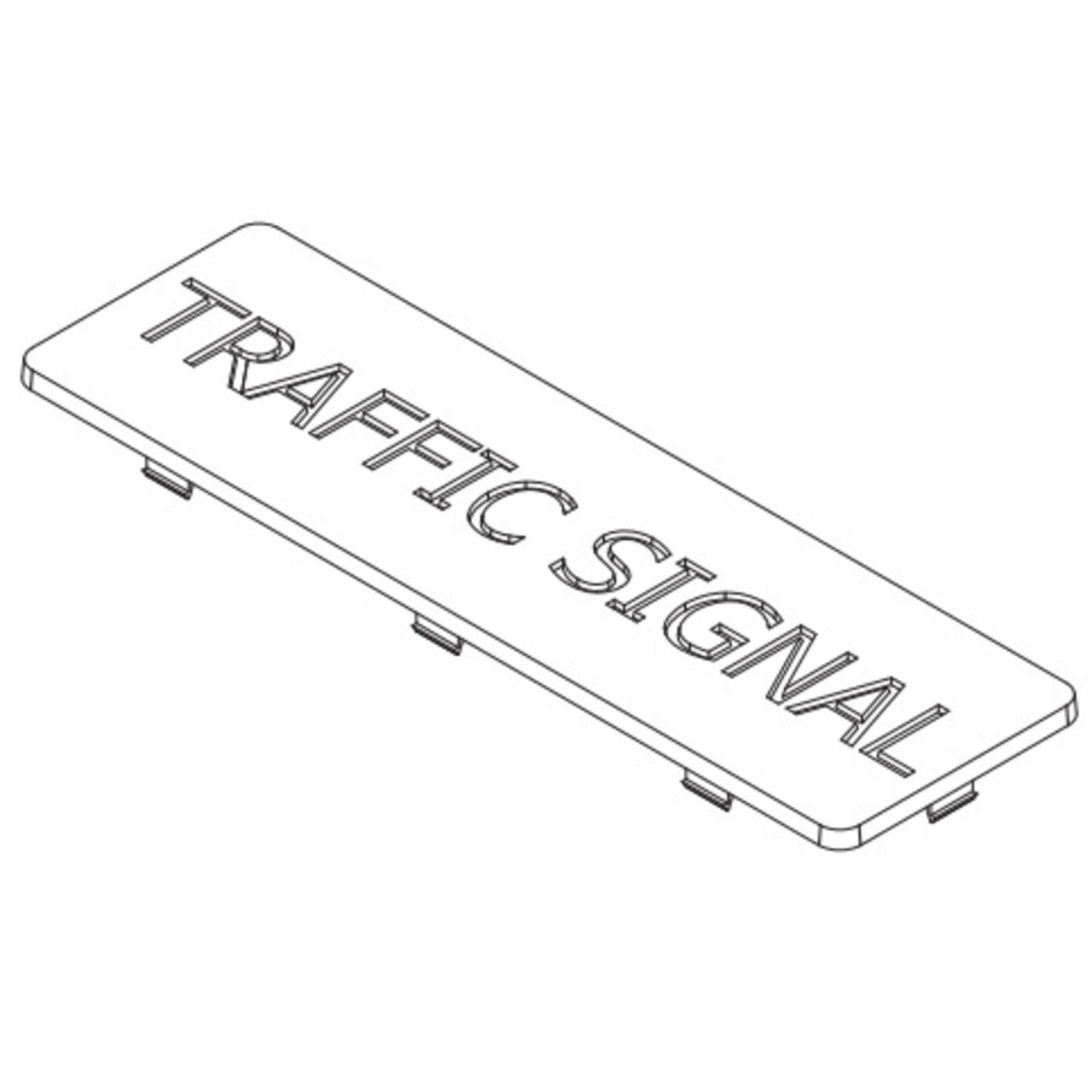 Underground Pull Box Label Plate,