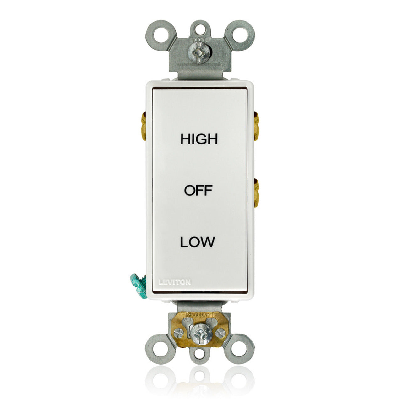 Hi Low Off Sticker 15A Decora Plus Rocker Switch, High/Low/Off. White By Leviton 5685-W ...