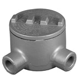 Conduit Outlet Box, Type GRL, (2) 1