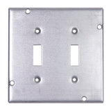 4-11/16 SQ SURF CVR, TWO TOGGLE By Steel City RSL-5