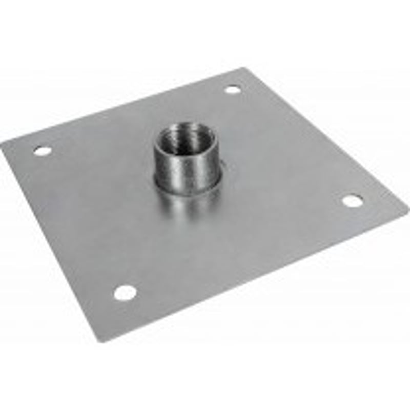Roof Coupling Plate, 6 x 6", Galvanized Steel
