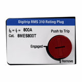 MES 800A Rating Plug By Eaton 8MES800T