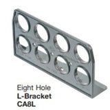 Cable Support L-Bracket, 8 Holes, Black By Arlington CA8L