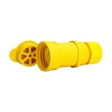 Watertight locking connector, #18-10 AWG, 20A, Yellow By Eaton Arrow Hart L1520CW