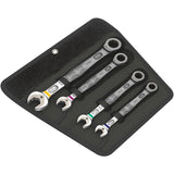 Ratcheting Combination Wrench Set, 4 piece By Wera Tools 05073295001