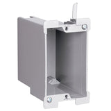 Switch/Outlet Box, 1-Gang, Non-Metallic By Pass & Seymour S122-W