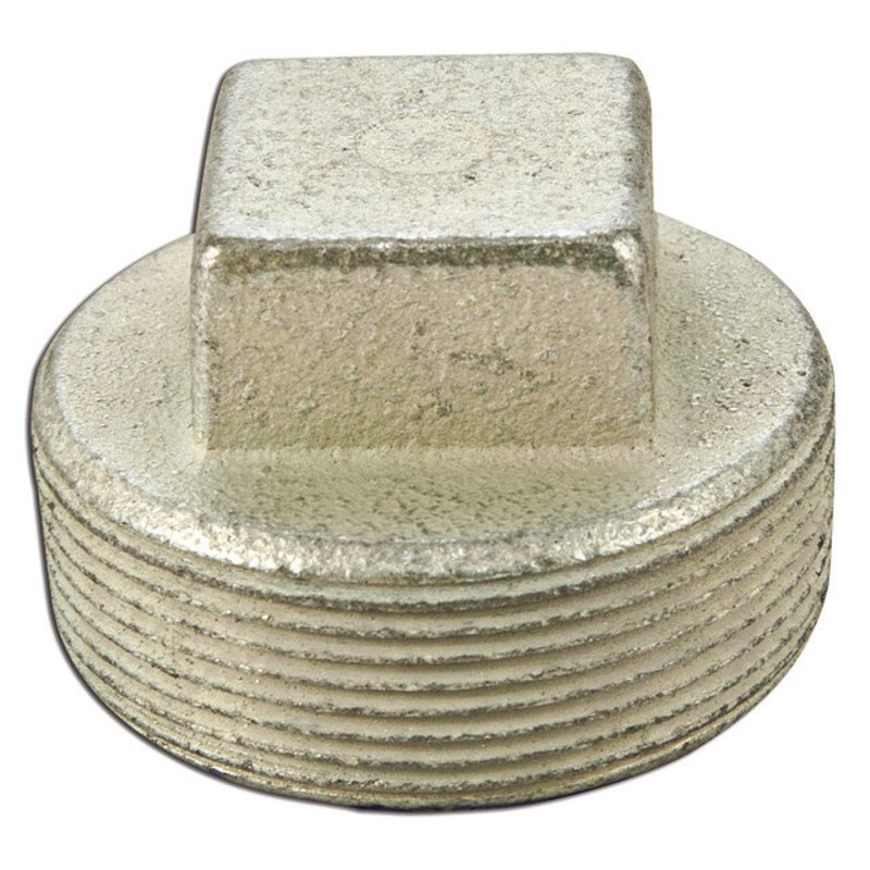 Close-Up Plug, Square Head, 2", Explosion-Proof, Malleable