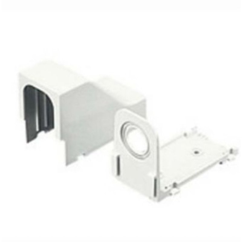 Drop Ceiling/Entrance End Fitting, LD Series Raceway, Off-White