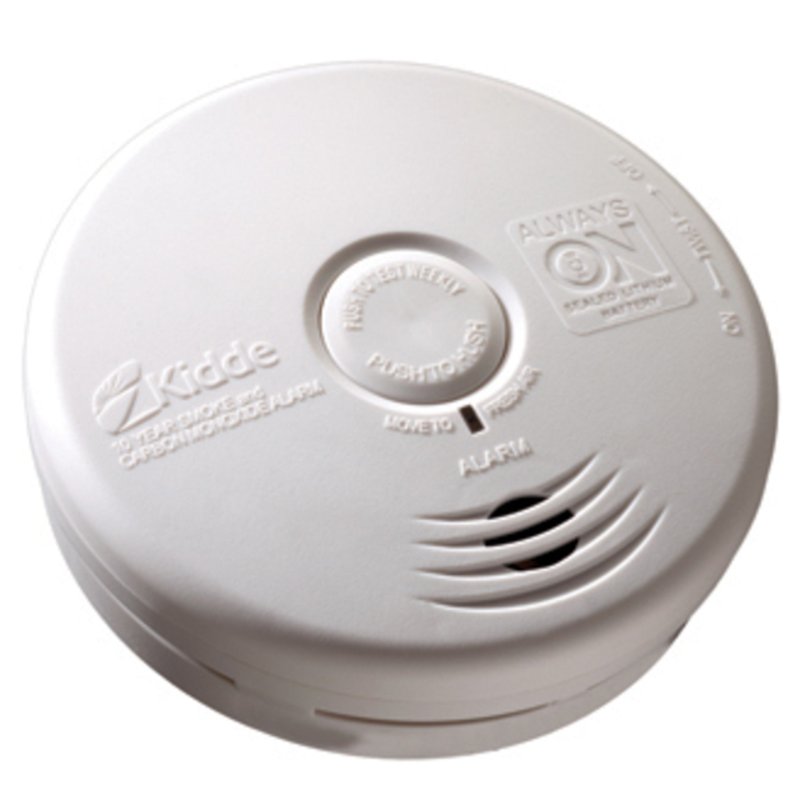 Smoke/Carbon Monoxide Alarm, Sealed Lithium Battery Powered, White