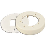 Round Extension Box, 400/800/2300 Series Raceway, Ivory By Wiremold 2337A