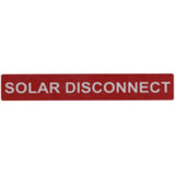 Solar Disconnect Labels By HellermannTyton 596-00246