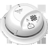 Carbon Monoxide & Smoke Alarm, 120V AC, 9V Battery Backup By BRK-First Alert SC9120LBL