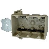 Three gang electrical box for use with nonmetallic sheathed cable By Allied Moulded 3300-Z4K