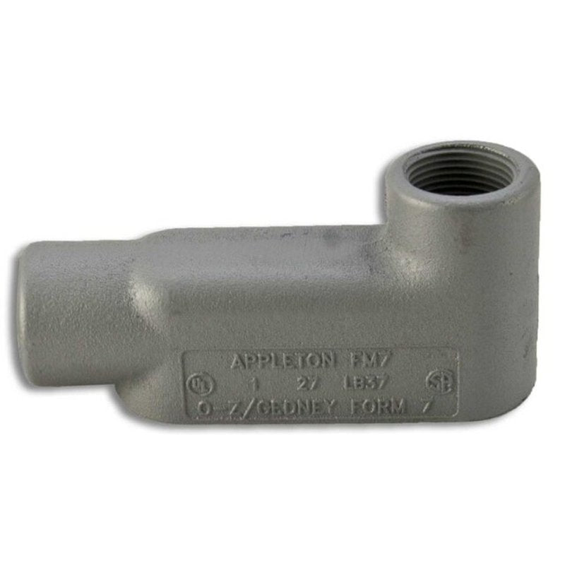 Conduit Body, Type: LB, Form 35, Size: 1", Malleable Iron