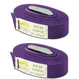 8' Web Straps w/ Buckle, Nylonr - Purple, 2 Included By Dottie 2WS08