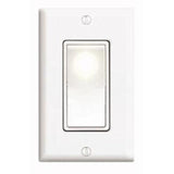 15A Illuminated Decora Rocker Switch, Ivory  By Leviton 5611-2IS