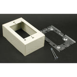 STL EXT. BOX ADAPTER WHITE By Wiremold 5751AWH