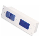 AC Power Surge Protective Module, (2) 15A 120VAC Blue Hospital Grade Receptacles By Leviton 47605-DP