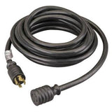 Power Cord, 30A, 120/240VAC, NEMA L14-30, 20ft. Black By Reliance Controls PC3020M