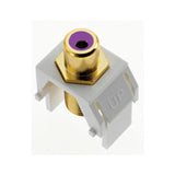 PURPLE RCA TO F-CONNECTOR WH (M20) By ON-Q WP3466-WH