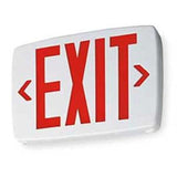 LED Emergency/Exit Sign, Red By Lithonia Lighting LQM S W 3 R 120/277 EL N M6